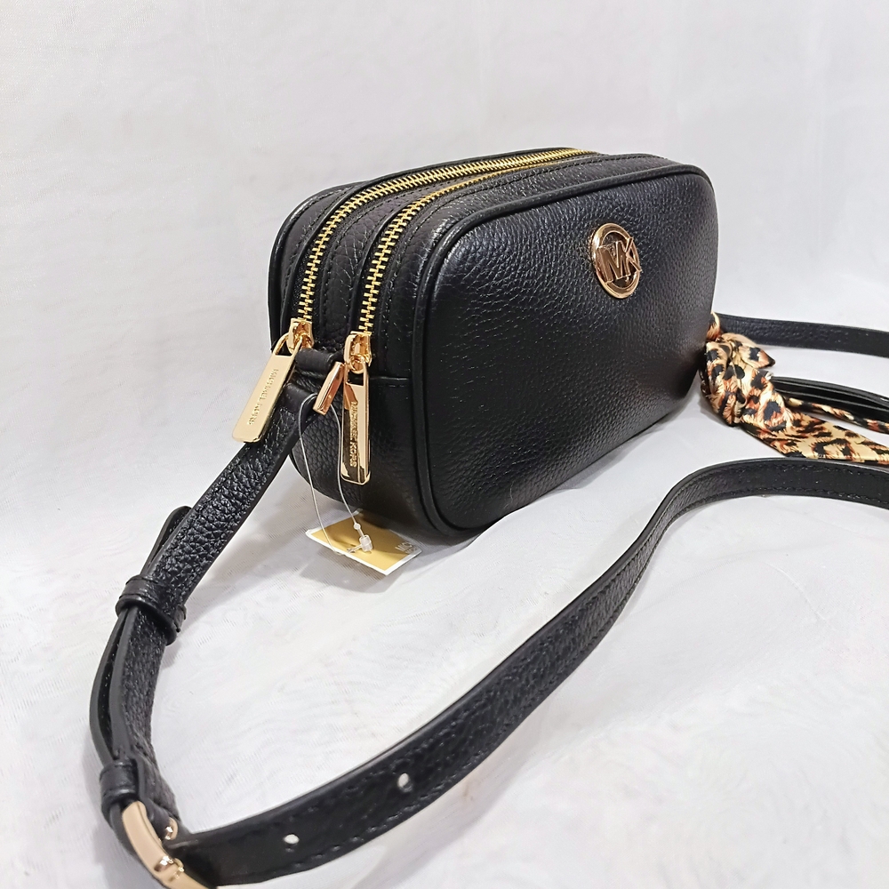 Michael Kors Fulton Double Zip Crossbody, NWT - Picture 4 of 15